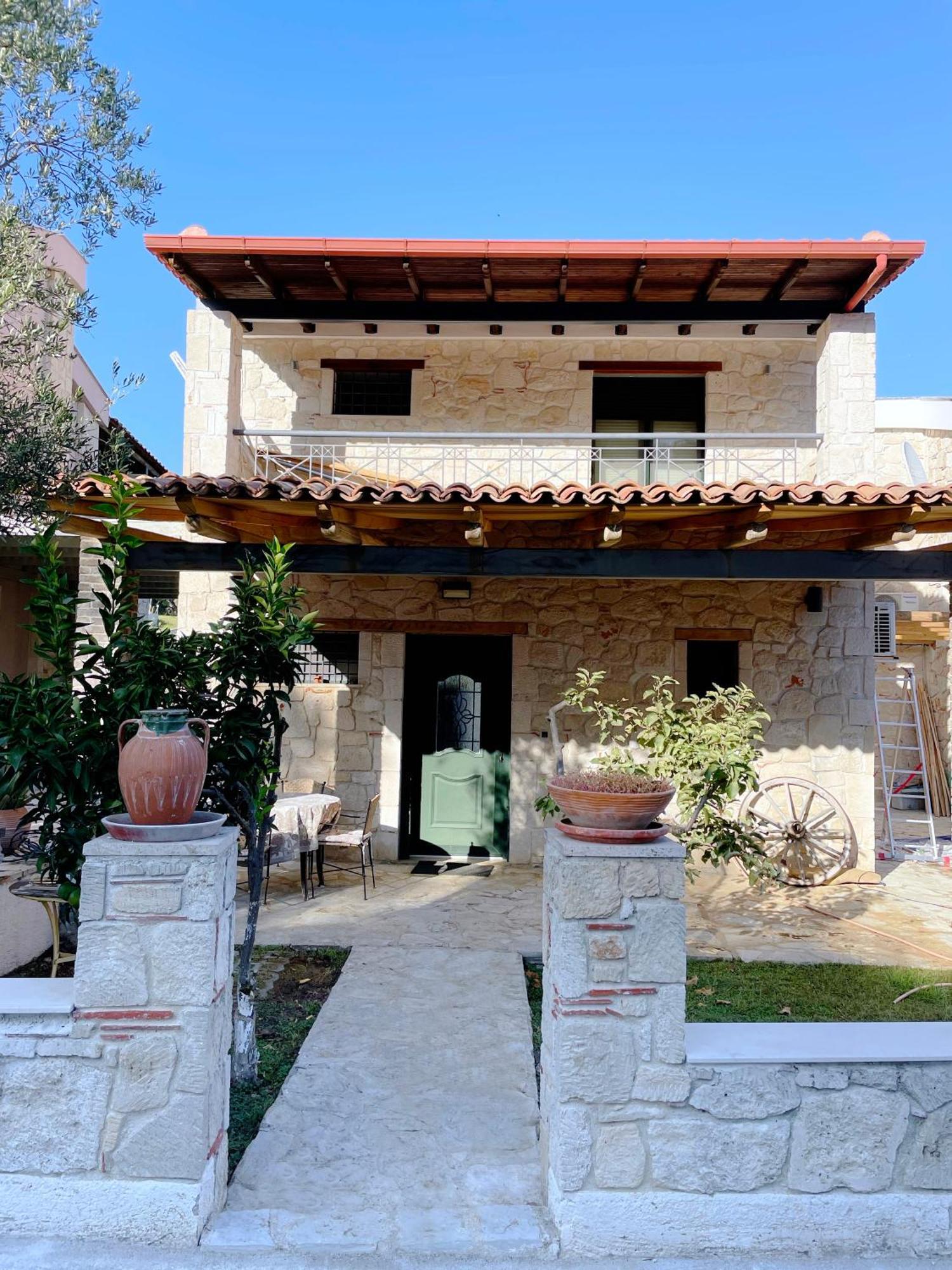 Mikael Pool Villa Палиури Экстерьер фото
